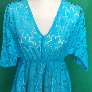 Tianxuam Lace Top/Swim Cover-Up